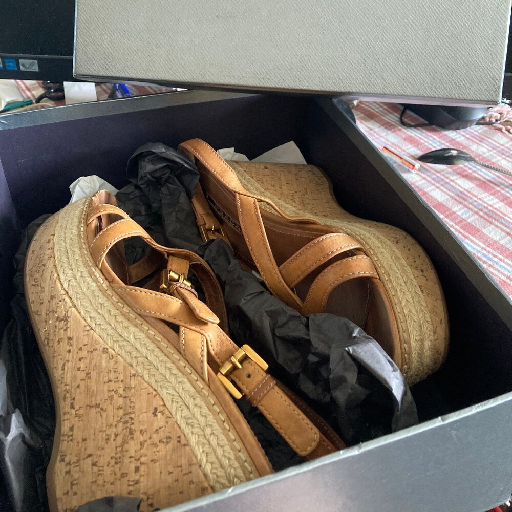 Vintage Prada Espadrilles Size 39